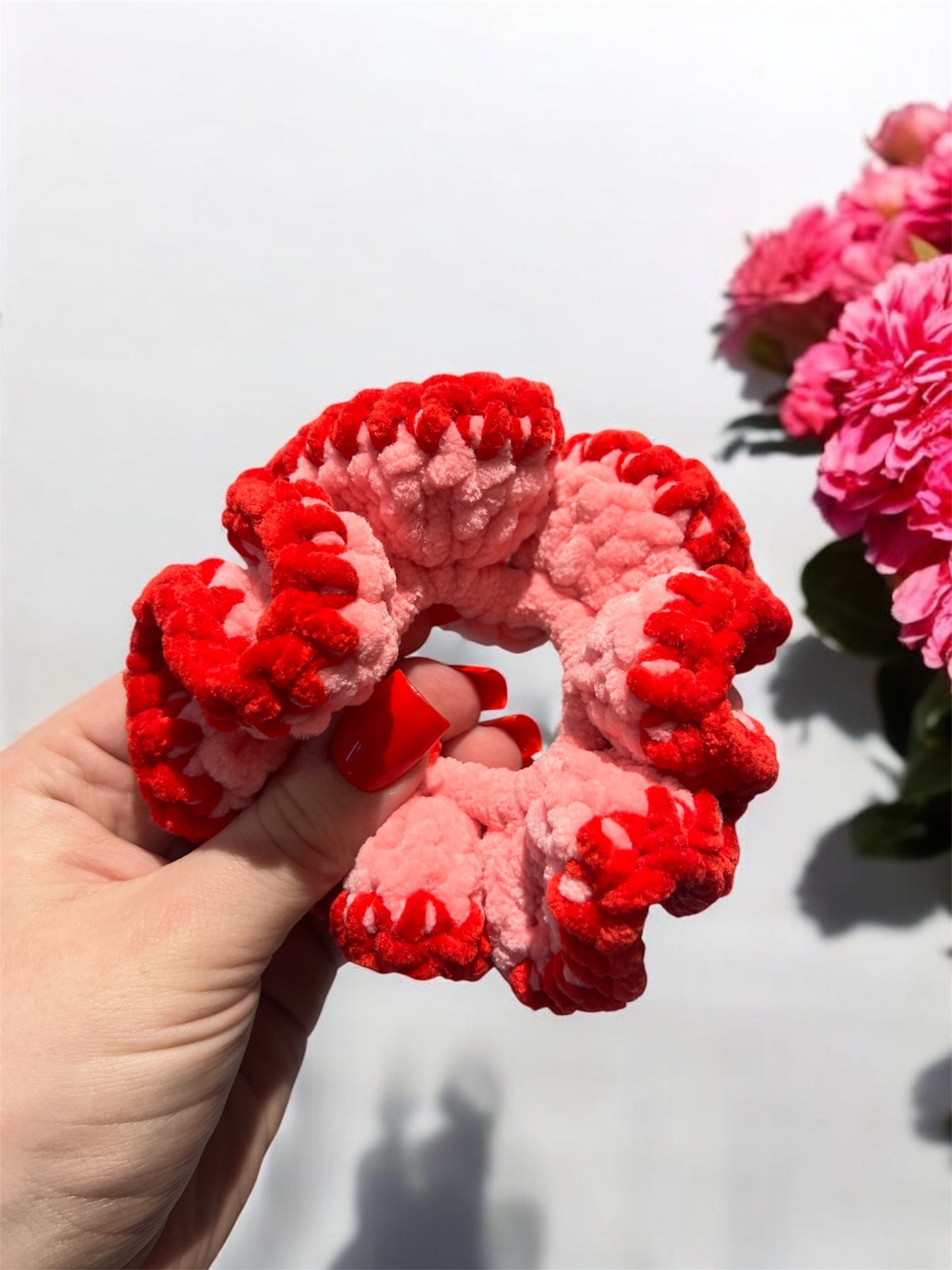 Hair scrunchie - valentines edition