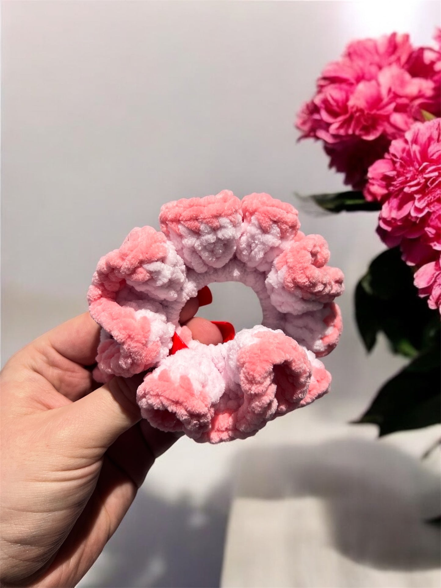 Hair scrunchie - valentines edition